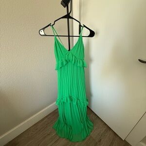 ASOS Vibrant Green Midi Dress